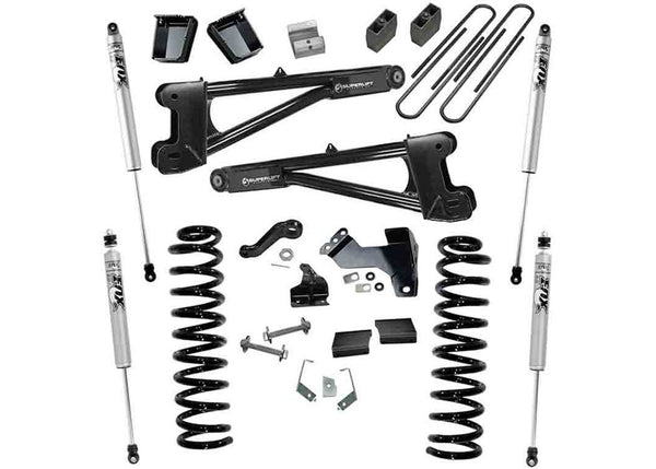 Superlift 6" Lift Kit — FOX 2.0 Shocks, Radius Arms — 2011-2016 Ford F-250 Super Duty 4WD Diesel (K989F)