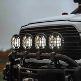 KC Hilites Slimlite 8In Led Stone Guard Black