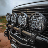 KC Hilites Slimlite 8In Led Stone Guard Black