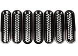 Rugged Ridge Grille Inserts Perforated 07-18 Jeep Wrangler (1130631)