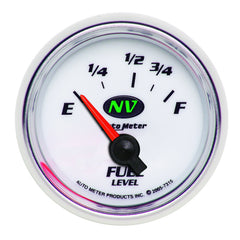 AutoMeter 2-1/16" Fuel Level, 73-10 Ohm, NV
