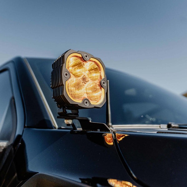 KC HiLiTES Mounting Brackets — 2021-2024 Ford F-150