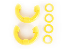 Rugged Ridge Dring Isolator KIT Yellow PAIR 3/4INCH