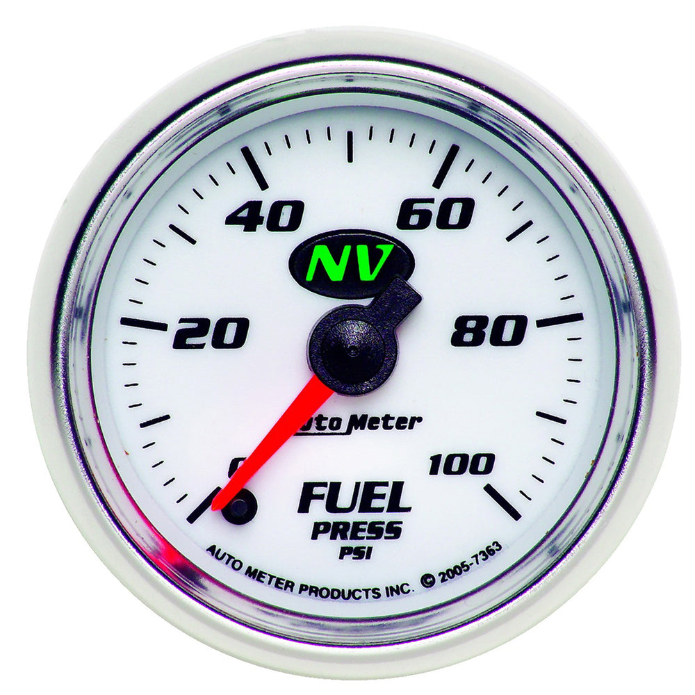 AutoMeter 2-1/16" Fuel Pressure, 0-100 PSI, NV