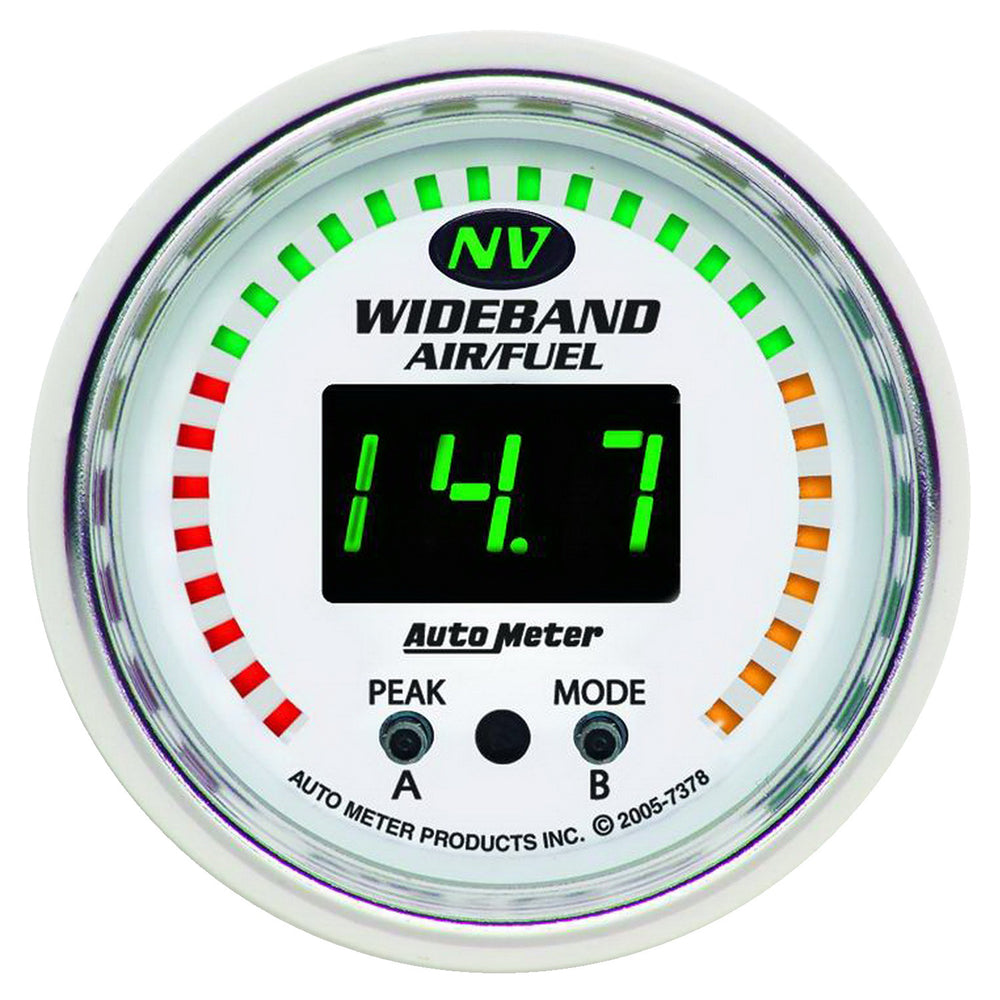 AutoMeter 2-1/16" Wideband Pro Air/Fuel Ratio, 6:1-20:1 Afr, NV
