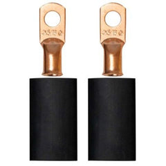 Moroso Ensemble de cosses de câble de batterie à sertir/souder pour fil calibre 4, goujon de 5/16 po de diam. (paquet de 2)