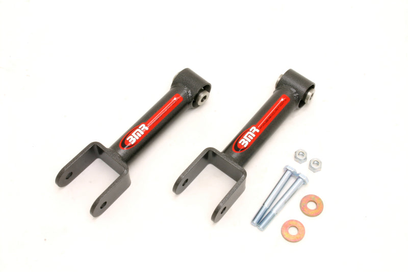 BMR Bras de suspension supérieur non réglable avec roulements sphériques 79-04 Fox Mustang - noir martelé