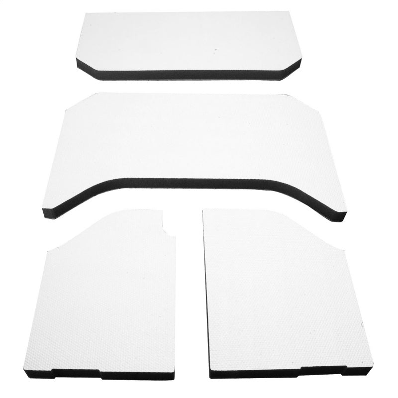 DEI Garniture de pavillon Boom Mat 07-10 Jeep Wrangler JK 4 portes - 4 pièces - blanc