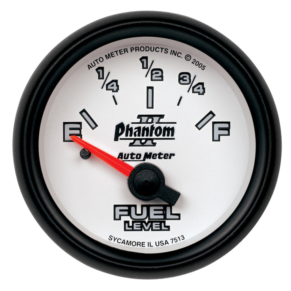 AutoMeter 2-1/16" Fuel Level, 0-90 Ohm, Sse, GM