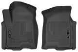 Husky Liner 2019+ Silverado/Sierra 1500/2500Hd/3500Hd Weatherbeater Series Black Front Floor Liners