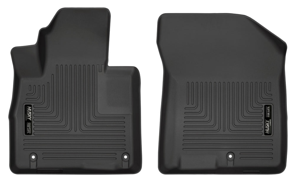 Husky Liners Weatherbeater - Front Floor Liners — 2019-2020 Hyundai Santa Fe (13871)