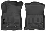 Husky Liner 2016-2017 Tacoma Access Automatic Transmission Front Floor Liners Weatherbeater Series Black