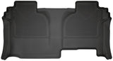 Husky Liner 2019+ Silverado/Sierra 1500/2500Hd/3500Hd Double Cab 2Nd Seat Floor Liner Weatherbeater Series Black