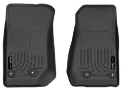 Tapis de sol Husky WeatherBeater avant - Noir — pour certains véhicules Jeep (WC18041)