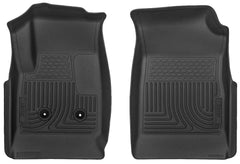 Tapis de sol Husky WeatherBeater Avant - Noir — pour certains camions Chevrolet et GMC (WC18111)