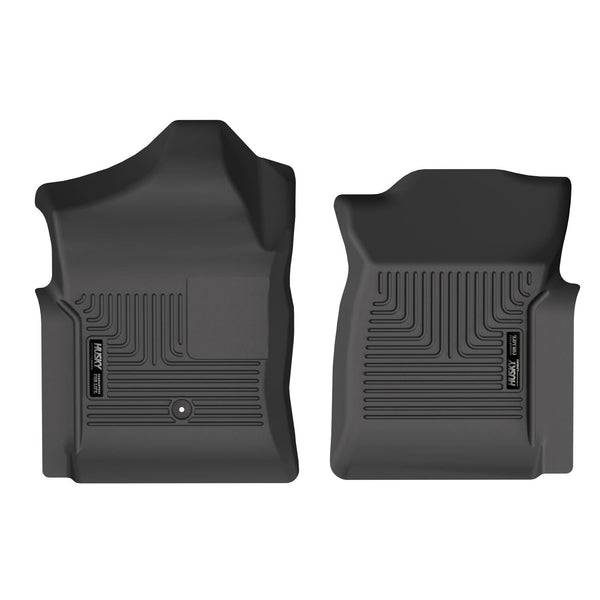 Husky Liners Front Floor Liner — 1999-2006 Chevrolet Silverado 1500, Black