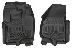 Husky WeatherBeater Tapis de sol avant - Noir — pour certains camions Ford (WC18701)