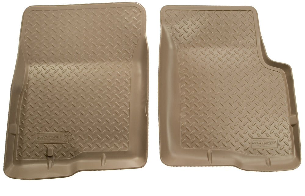 Husky Liners Front Floor Liner — 1995-2004 Toyota Tacoma, Tan