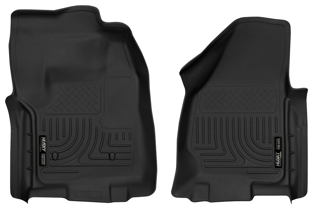 Tapis de sol Husky avant — 2012-2016 Ford F-250 Super Duty, Noir