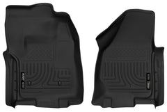 Tapis de sol Husky avant — 2012-2016 Ford F-250 Super Duty, Noir