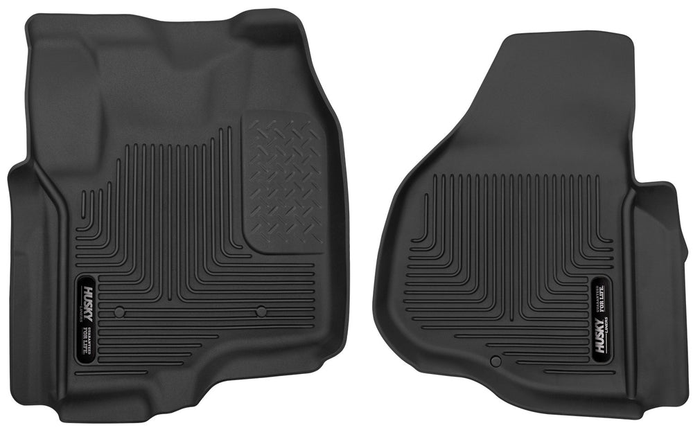 Tapis de sol Husky X-Act Contour avant - Noir — pour certains camions Ford
