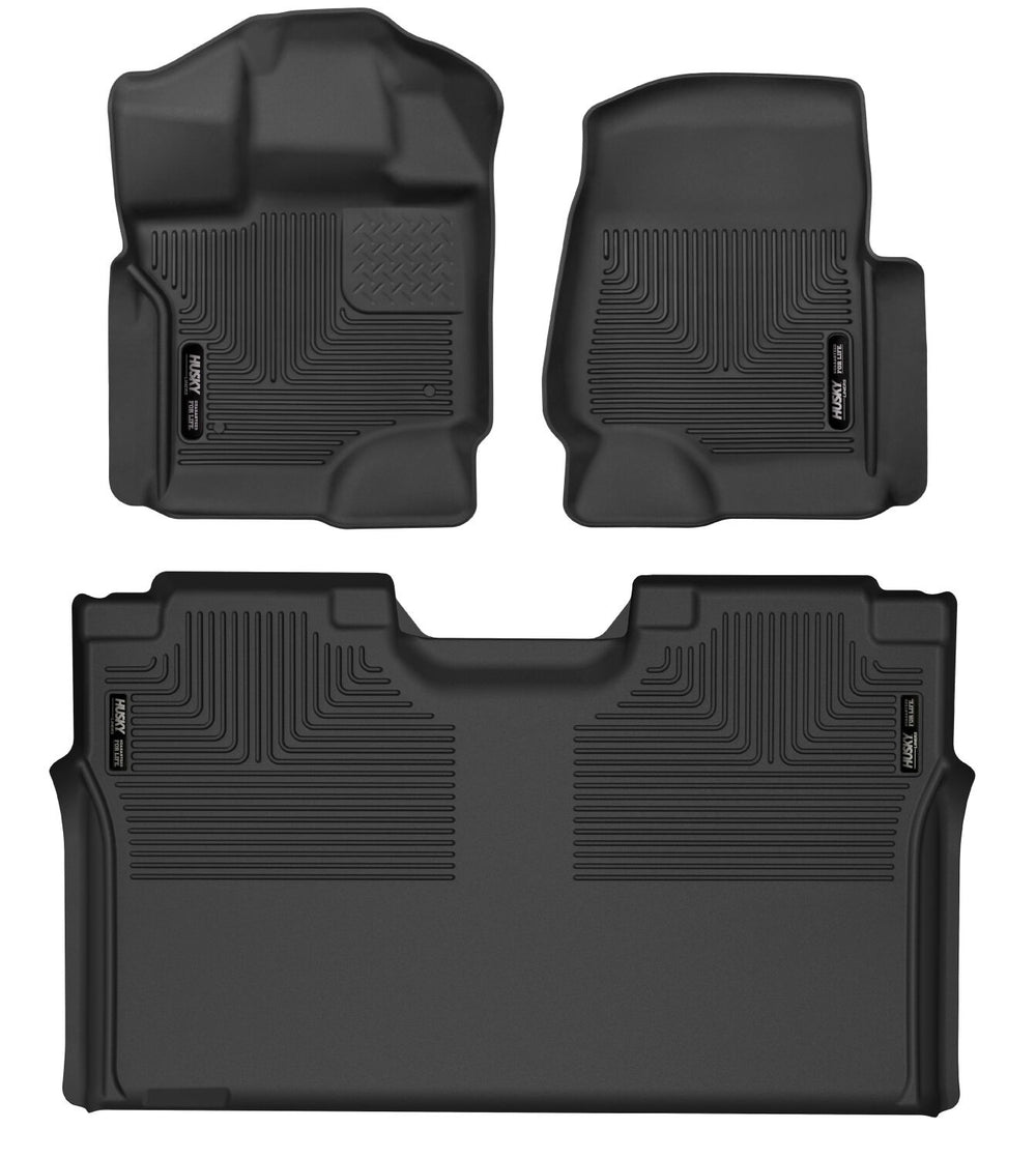 Tapis de sol Husky X-Act Contour Avant et Arrière - Noir