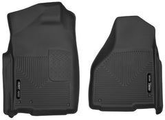 Tapis de sol Husky X-Act Contour avant – Noir — pour certains véhicules Dodge et Ram