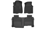 Husky Liner 2019+ Sil/Sierra 1500/2500/3500 (Ex Classic/Ld) Ext Cab Floor Liners Blk