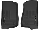 Husky Liner 2018+ Wrangler 2 Door/18 Wrangler 4 Door Black Front Row Front Floor Liners