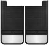 Husky Liner Rubber Rear Mud Flaps 12In with Weight Muddog Mud Flaps