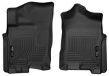 Husky Liner 2017+ Titan Crew Cab/2017+ Titan Ext Cab Pickup Black Front Row Floor Liners Xact