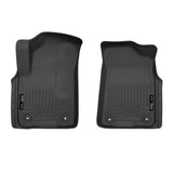 Husky Liner 2022-2023 Infiniti Qx80/2019-2023 Armada Black Front Row Floor Liners Xact Contour Series