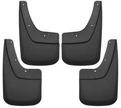 Bavettes Husky moulées sur mesure avant et arrière – Noires