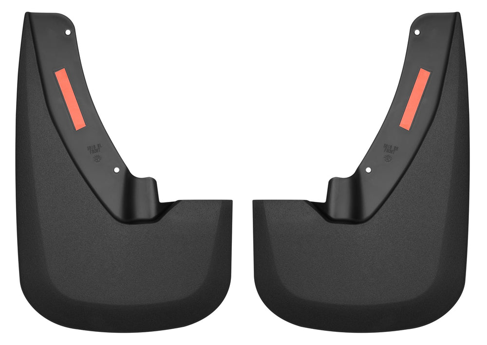 Bavettes Husky moulées sur mesure avant - Noir