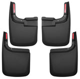 Husky Liner 2017+ F250/F350 Super Duty Front And Rear Custom without Flares Mud Guard Set Black