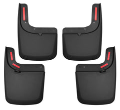 Bavettes Husky moulées sur mesure avant et arrière - Noires