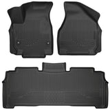 Husky Liner 2017-2024 Pacifica Touring Front & 2Nd Row Weatherbeater Floor Liner Black