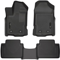Husky Liners WeatherBeater Front Floor Liner — 2019-2023 Ford Ranger, Black