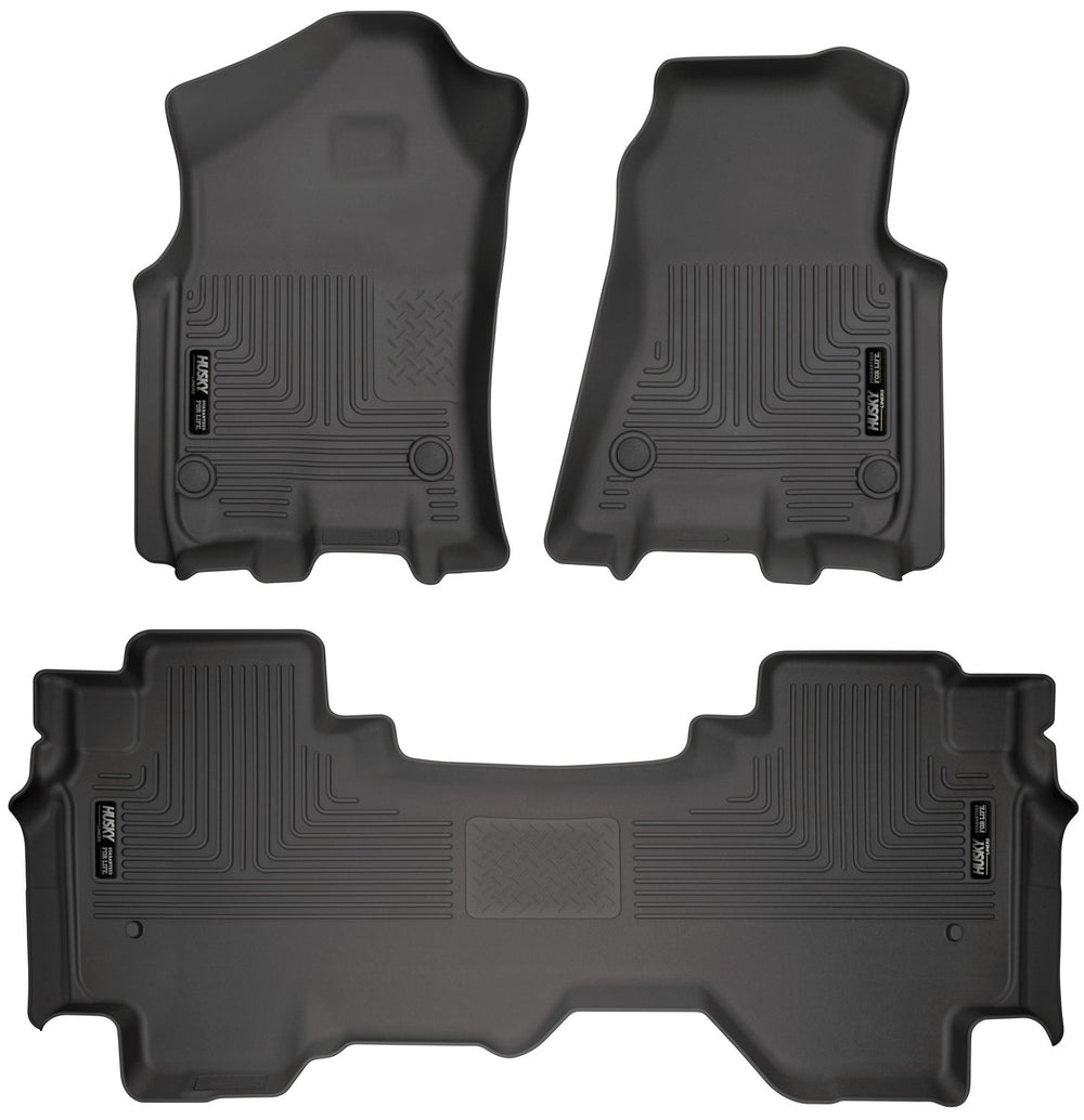 Husky Liners Floor Liners (WC94011) — Front And Second Rows