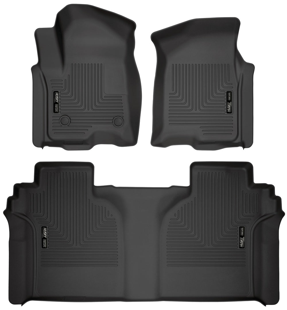 Husky Liners Floor Liners (WC94021) — Front And Second Rows
