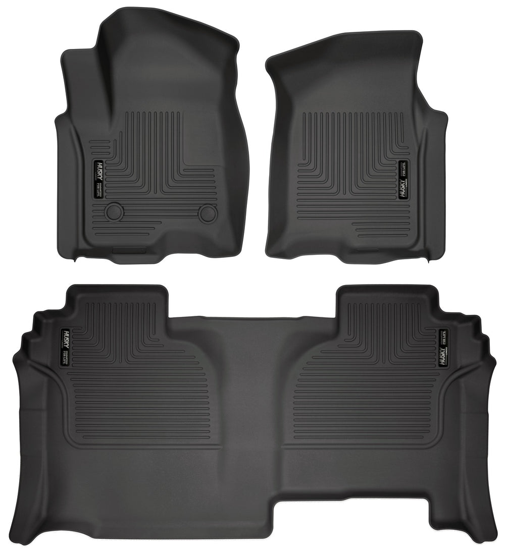 Husky Liners Floor Liners (WC94031) — Front And Second Rows