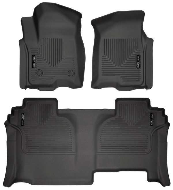 Husky Liners Floor Liners (WC94031) — Front And Second Rows