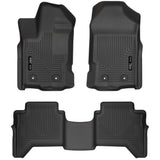 Husky Liner 2424 Tacoma Wb Fr & 2Nd Row Floor Liner Black