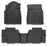 Husky Liner 2012-2022 Sequoia Front & 2Nd Seat Floor Liners Black