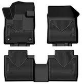 Husky Liner 2024+ Lincoln Nautilus Wb Front & 2Nd Row Floor Liner 3 Pc Set Black