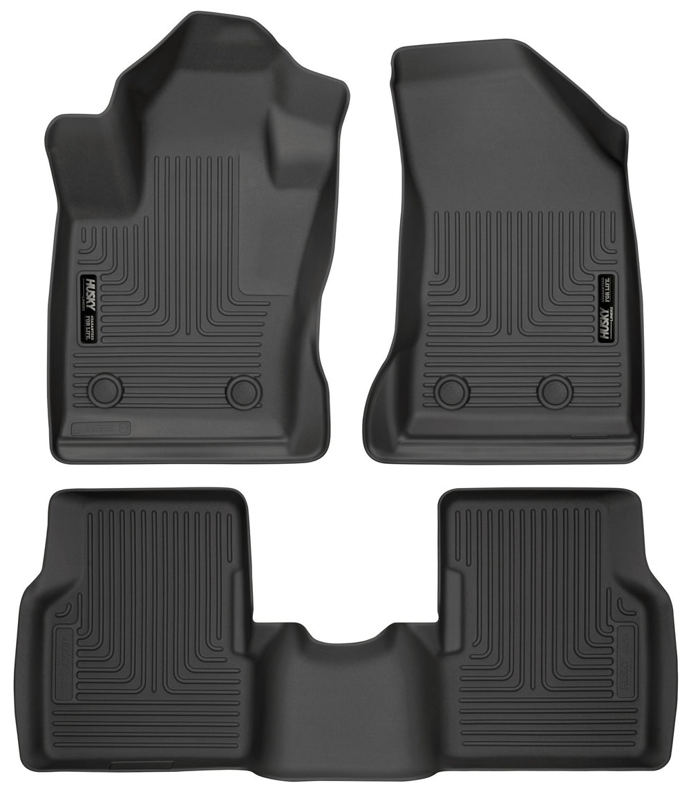 Husky Liners Floor Liners (WC95681) — Front And Second Rows