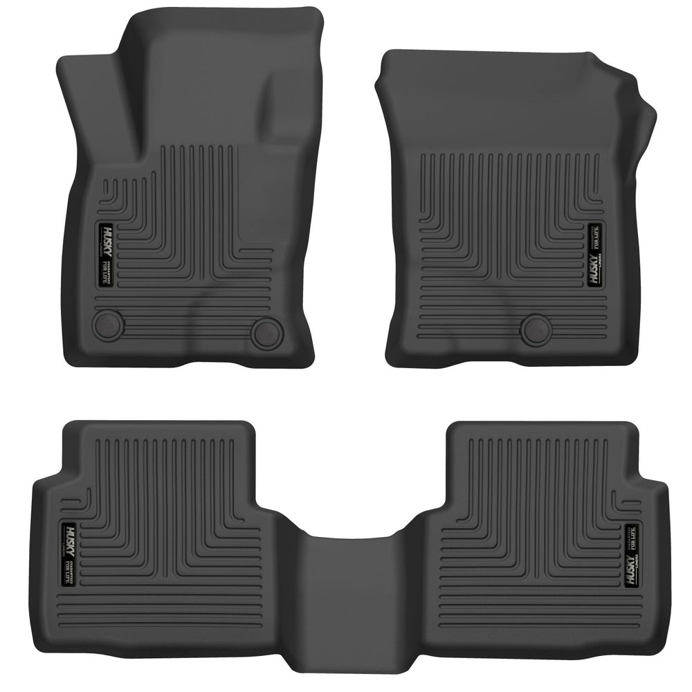 Husky Liners Floor Liners (WC95721) — Front And Second Rows