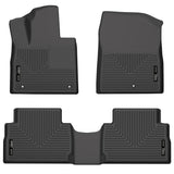 Husky Liner 2021-2023 Santa Fe Front & 2Nd Seat Floor Liners Black