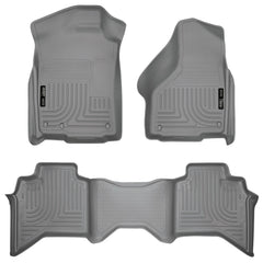 Husky Liners Front Floor Liners — 2002-2008 Dodge Ram 1500, Grey