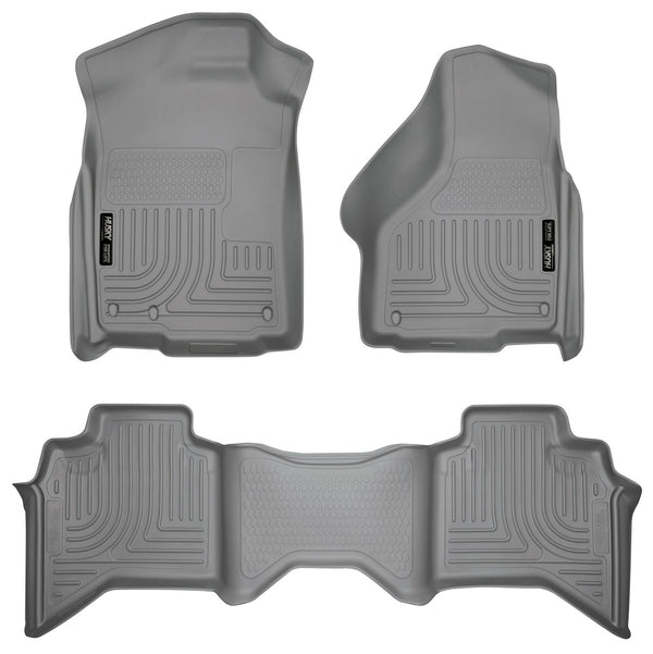 Husky Liners Front Floor Liners — 2002-2008 Dodge Ram 1500, Grey
